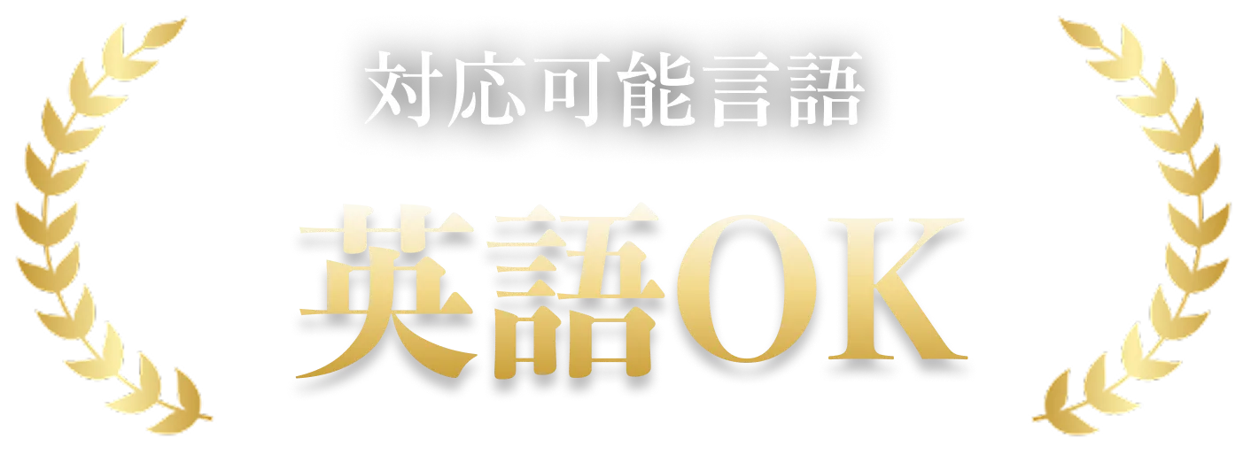 対応可能言語 英語OK